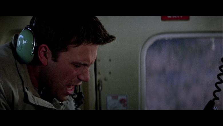 David Clark aviation headset in The Sum of All Fears (2002)