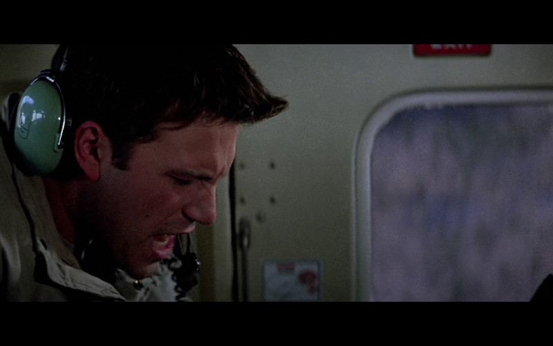 David Clark aviation headset in The Sum of All Fears (2002)