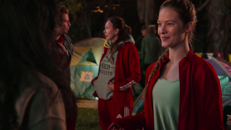 Adidas Women's Red Tracksuits in Never Have I Ever S02E05 TV Show