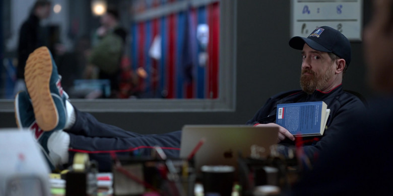 Apple MacBook Laptop Used by Brendan Hunt as Coach Beard in Ted Lasso S02E01 Goodbye Earl (2021)