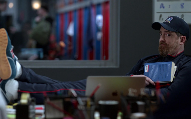 Apple MacBook Laptop Used by Brendan Hunt as Coach Beard in Ted Lasso S02E01 Goodbye Earl (2021)
