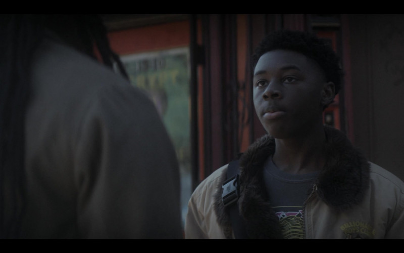 Billionaire Boys Club Men’s Jacket of Alex R. Hibbert as Kevin Williams in The Chi S04E07 TV Show (4)