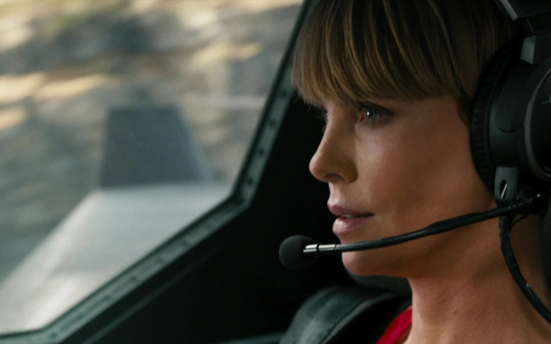 Bose Headset of Charlize Theron as Cipher in F9 The Fast Saga (2021)