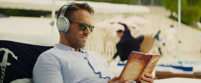 Bose Wireless Headphones of Ryan Reynolds as Michael Bryce in The Hitman’s Wife’s Bodyguard (2021)