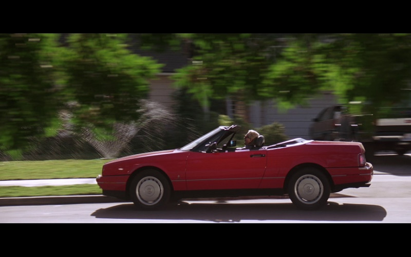 Cadillac Allanté Convertible Red Car in Lethal Weapon 3 Movie (1)