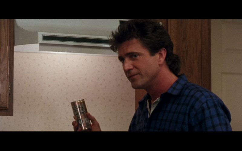 Coors Beer Can Held by Mel Gibson as Detective Martin Riggs in Lethal Weapon 2 (1989)