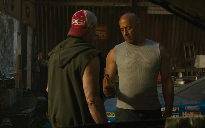 Corona Extra Beer Enjoyed by Vin Diesel as Dominic Toretto in F9 The Fast Saga (2021)