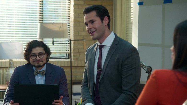 Dell Laptop of Emmett Preciado as Rowan in Good Trouble S03E13 Making a Metamour (2021)