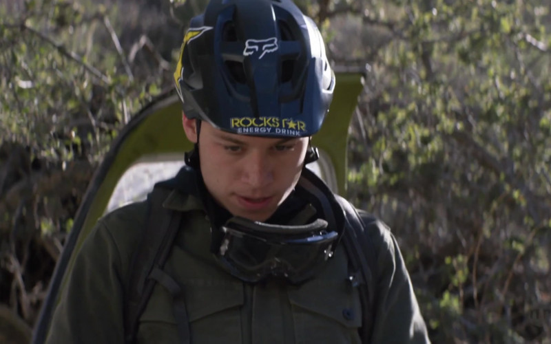 Fox Racing x Rockstar Energy Drink Bike Helmet of Finn Cole as Joshua ‘J' Cody in Animal Kingdom S05E03 Freeride (2021)