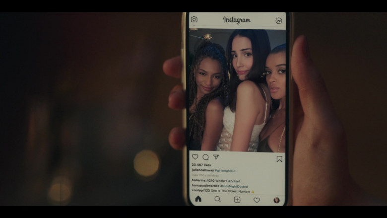 Instagram Social Network App in Gossip Girl S01E02 TV Show (2)