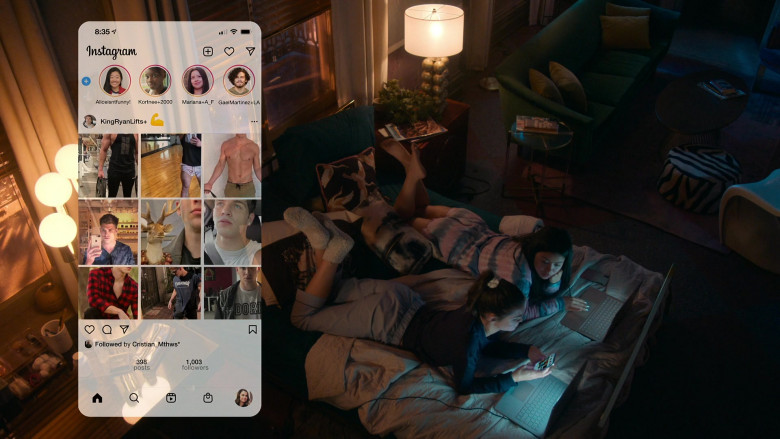 Instagram Social Network in Good Trouble S03E13 Making a Metamour (2)