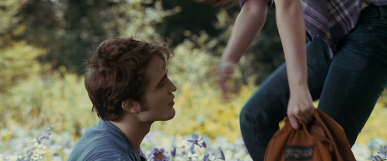 JanSport Backpack Held by Kristen Stewart as Bella Swan in The Twilight Saga Eclipse (2010)