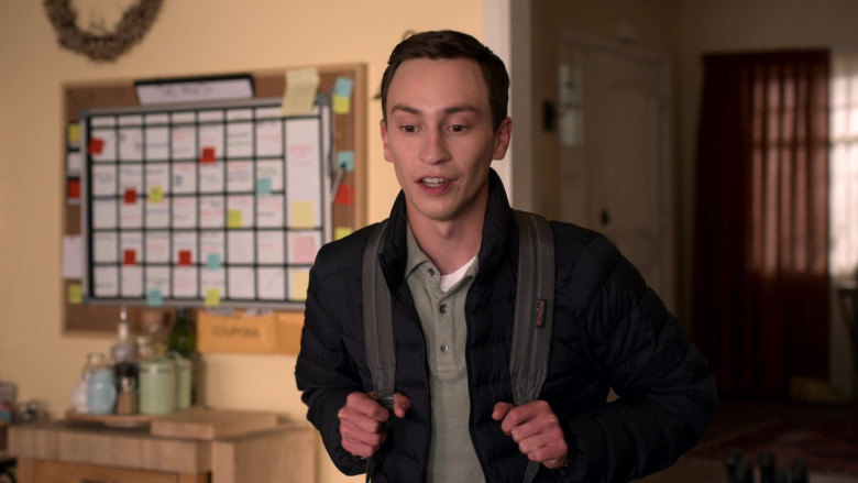 JanSport Backpack of Keir Gilchrist as Sam Gardner in Atypical S04E09 Player’s Ball (2021)
