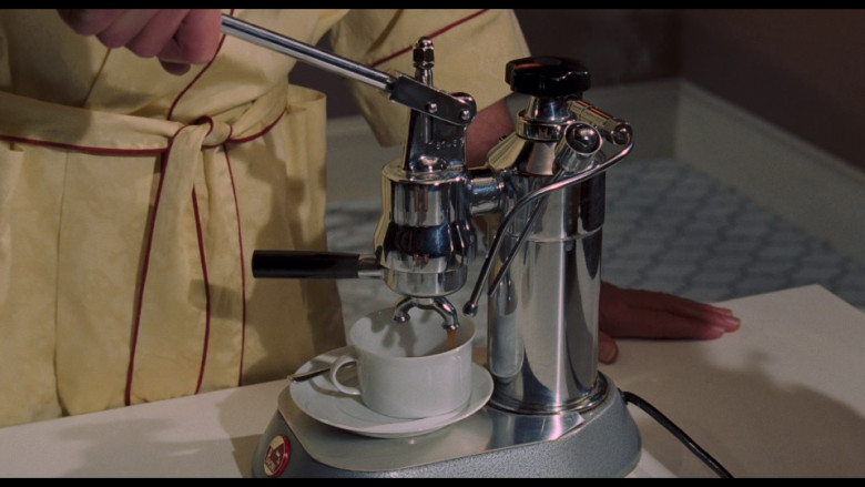 La Pavoni Europiccola espresso machine in Live and Let Die (1973)