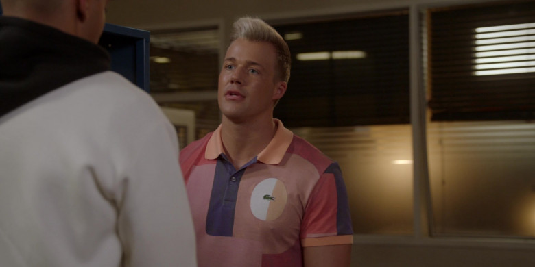 Lacoste Polo Shirt of Hunter Clowdus as JJ Parker in All American S03E19 Surviving the Times (2021)