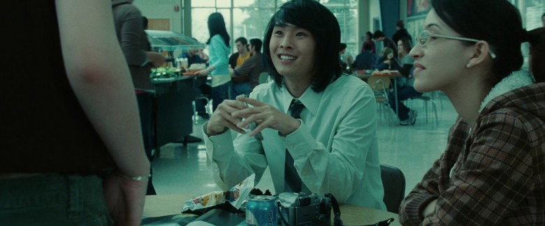 Lay's Chips Enjoyed by Justin Chon as Eric Yorkie and Pepsi Soda Can in Twilight (2008)