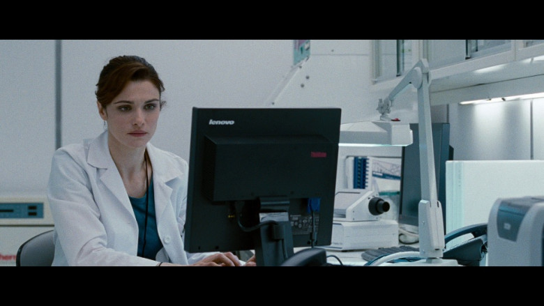Lenovo PC Monitor Used by Rachel Weisz as Dr. Marta Shearing in The Bourne Legacy (2012)
