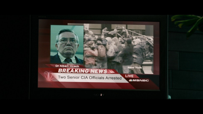 MSNBC TV Channel in The Bourne Ultimatum (2007)