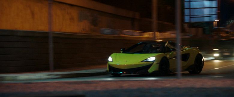 Mclaren 600LT Napier Green Sports Car in Jolt 2021 Movie (3)