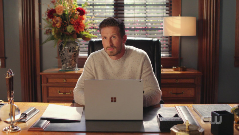 Microsoft Surface Laptop Used by Adam Huber as Liam Ridley in Dynasty S04E09 Equal Justice for the Rich (2021)