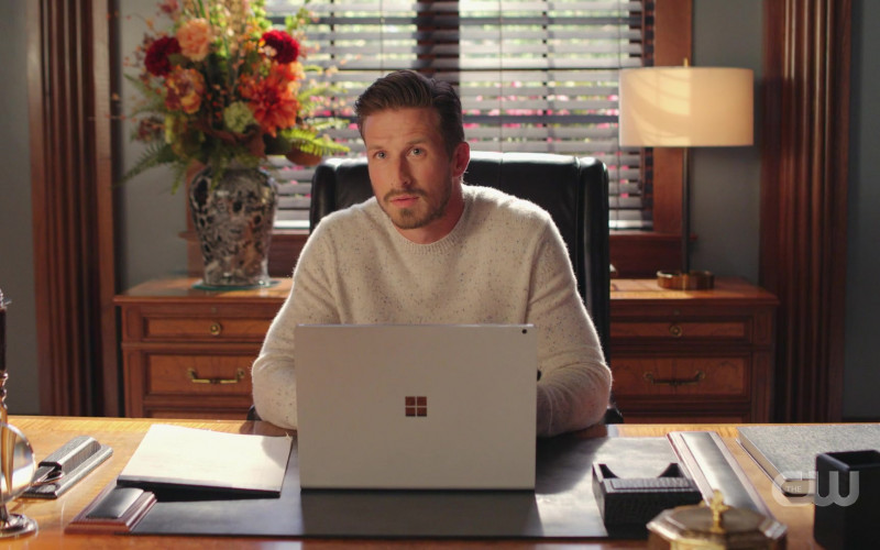 Microsoft Surface Laptop Used by Adam Huber as Liam Ridley in Dynasty S04E09 Equal Justice for the Rich (2021)