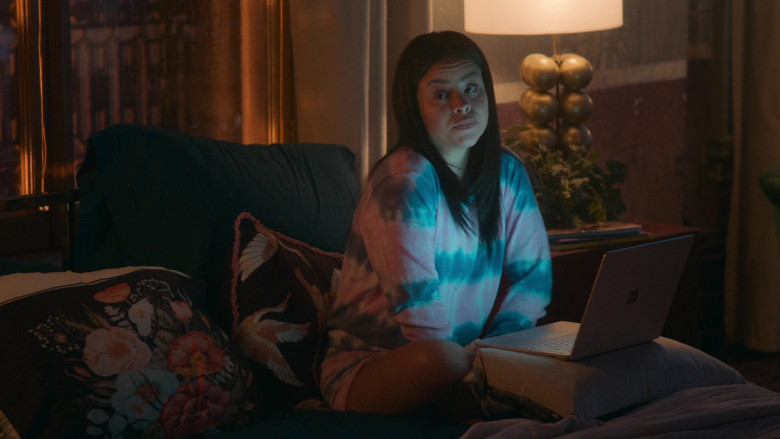 Microsoft Surface Laptop of Actress Cierra Ramirez as Mariana Adams Foster in Good Trouble S03E13 Making a Metamour (1)
