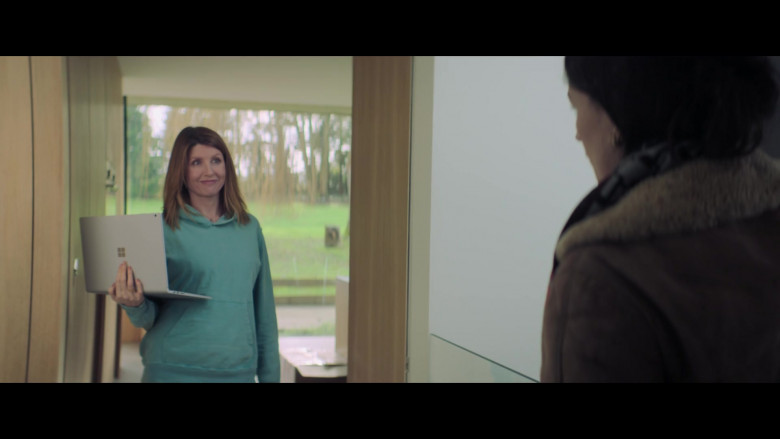 Microsoft Surface Laptop of Sharon Horgan as Shona in This Way Up S02E01 TV Show 2021 (3)