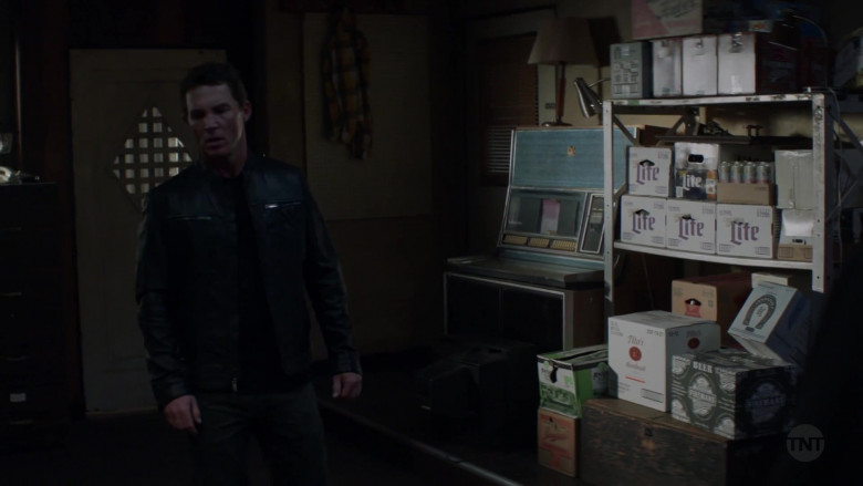 Miller Lite, Tito's Vodka and Fireman's Brew Beer Boxes in Animal Kingdom S05E02 What Remains (2021)