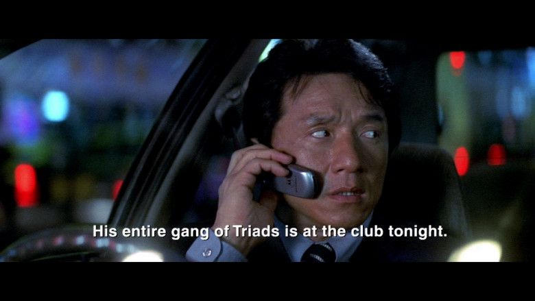 Motorola Mobile Phone of Jackie Chan as Inspector Lee in Rush Hour 2 (2001)
