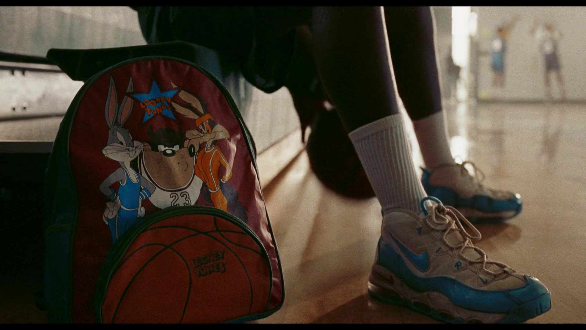 entidad Medio Comida Nike Air Max Uptempo 95 Blue Fury Sneakers Of Stephen Kankole As A Young  LeBron In Space Jam: A New Legacy (2021)