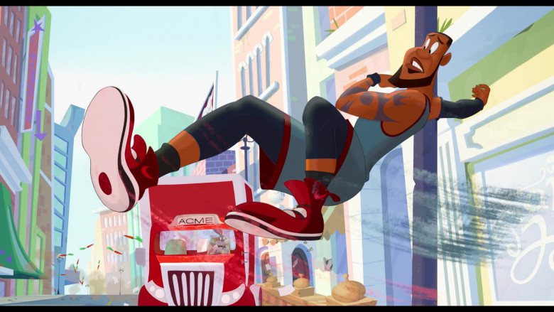 Nike Red Sneakers of LeBron James (Animated) in Space Jam A New Legacy (2)