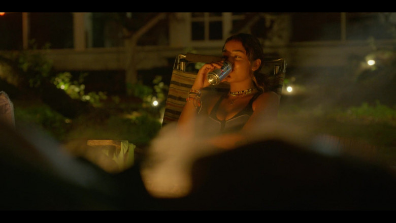 Pabst Blue Ribbon Beer Enjoyed by Cast Members in Outer Banks S02E04 TV Show (2)
