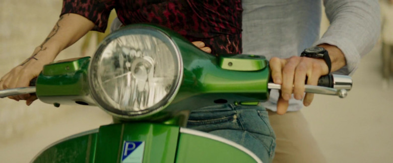 Piaggio Vespa Green Scooter Used by Ryan Reynolds as Michael Bryce & Salma Hayek as Sonia Kincaid in The Hitman’s Wife’s Bodyguard (1)