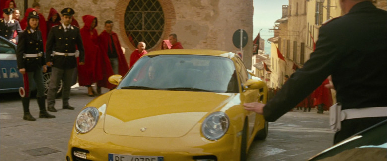 Porsche 911 Turbo [997] Yellow Sports Car in The Twilight Saga New Moon 2009 Movie (2)