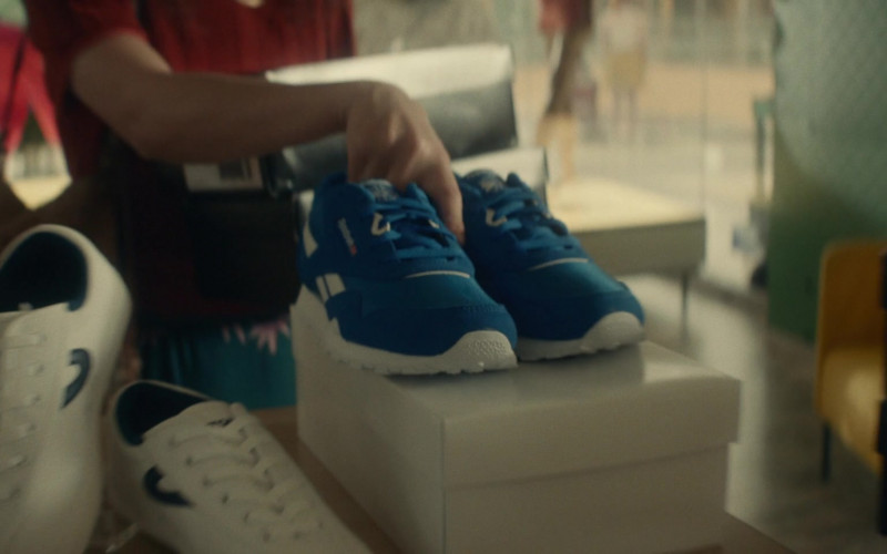 Reebok Blue Sneakers in Physical S01E06 Let's Get It on Tape (2021)