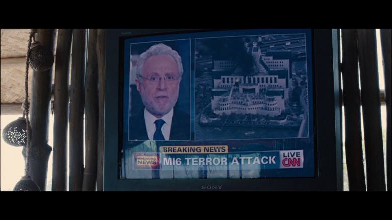 Sony television & CNN Channel in Skyfall (2012)
