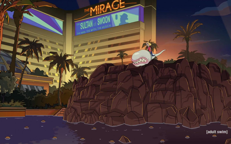 The Mirage Casino Resort in Rick and Morty S05E04 "Rickdependence Spray" (2021)