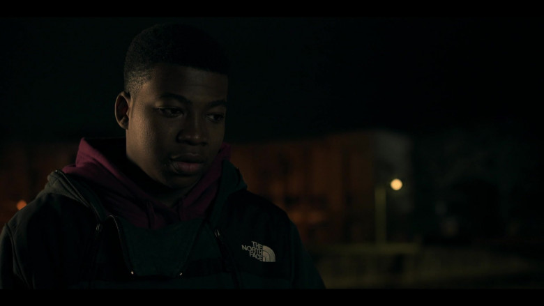 The North Face Men’s Jacket Worn by Mekai Curtis as Kanan Stark in Power Book III Raising Kanan S01E01 Back in the Day (2021)