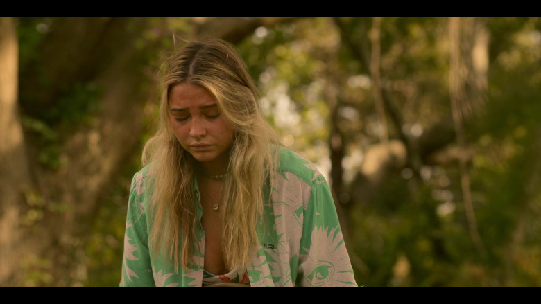 Volcom Floral Shirt Worn by Madelyn Cline as Sarah Cameron in Outer Banks S02E04 Homecoming (2021)