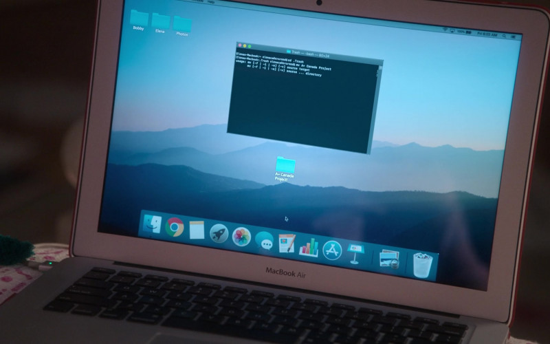 Apple MacBook Air Laptop in Diary of a Future President S02E04 United Nations (2)