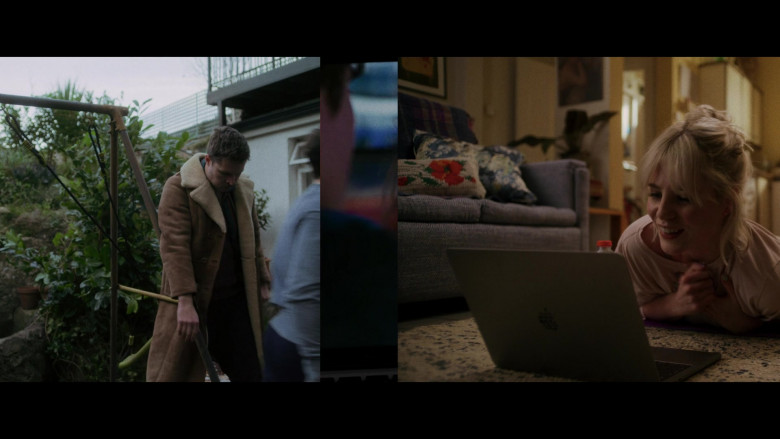 Apple MacBook Laptop Used by Lucy Boynton as Paula in Modern Love S02E03 Strangers on a (Dublin) Train (2021)