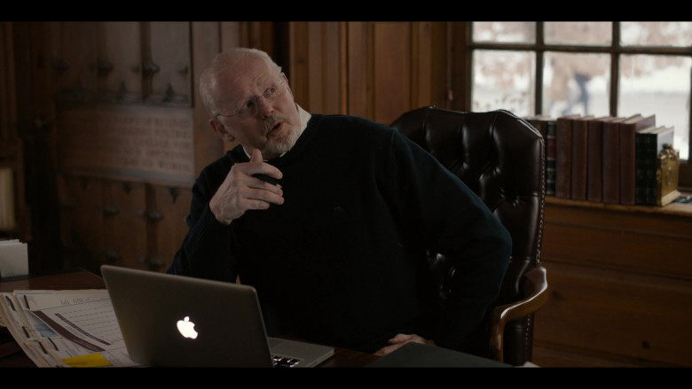 Apple MacBook Laptop of David Morse as Dean Paul Larson in The Chair S01E03 TV Show (2)