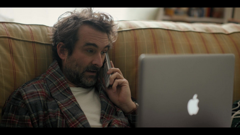 Apple MacBook Laptop of Jay Duplass as Bill Dobson in The Chair S01E06 The Chair (2021)