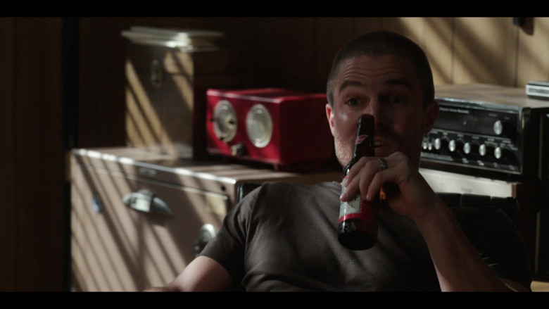 Budweiser Beer of Stephen Amell as Jack Spade in Heels S01E01 Kayfabe (2021)