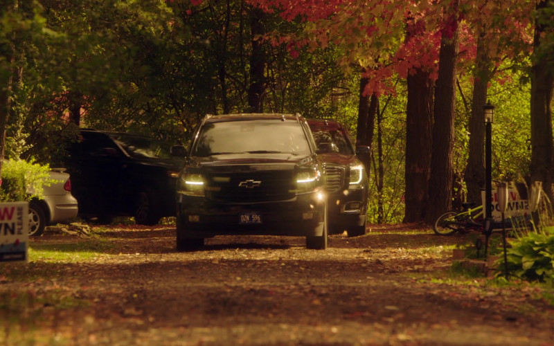 Chevrolet Suburban Black Car in Departure Season 2 Episode 5 TV Show (2)