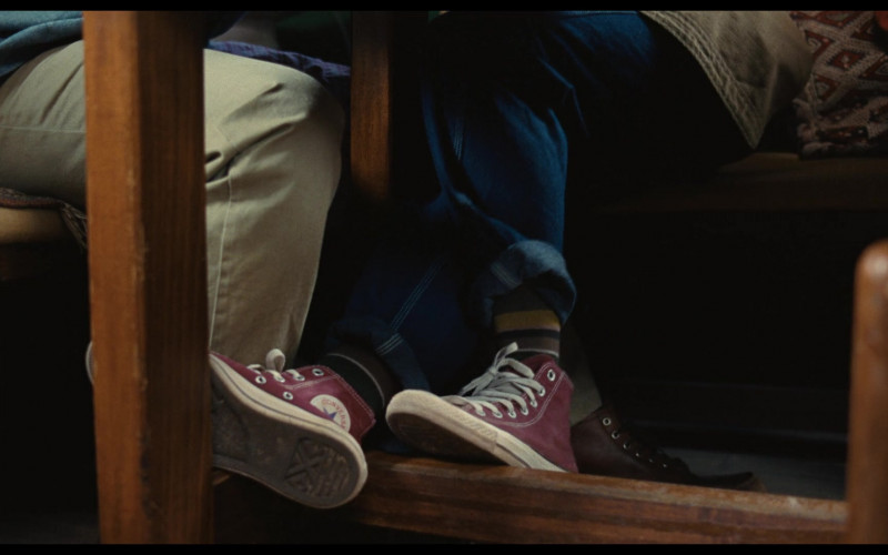 Converse HiTop Sneakers of Alicia Vikander as April Hanson in Beckett (2021)