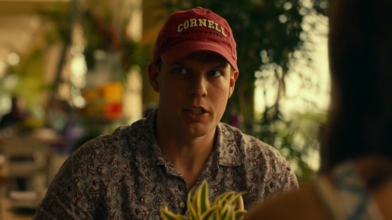Cornell University Cap Worn by Jake Lacy as Shane Patton in The White Lotus E04 Recentering (2021)