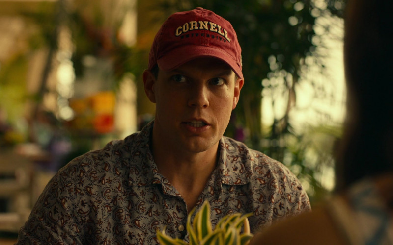 Cornell University Cap Worn by Jake Lacy as Shane Patton in The White Lotus E04 Recentering (2021)