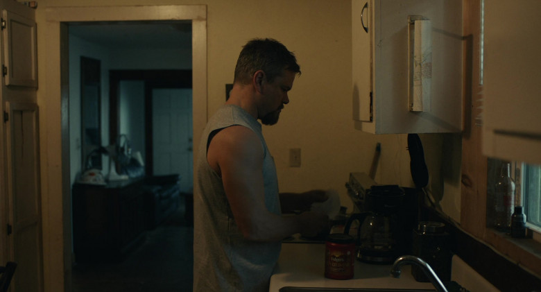 Folgers Coffee Enjoyed by Matt Damon as Bill Baker in Stillwater (2021)