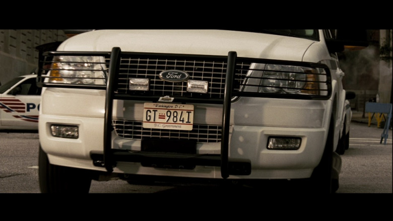 Ford Expedition White Car in Live Free or Die Hard (2)